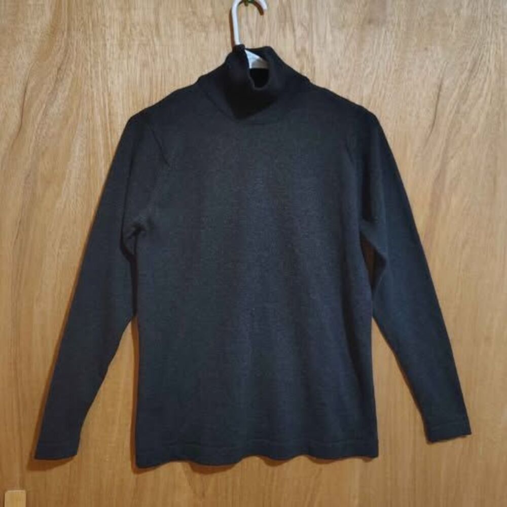 Classiques Entier 100% Extrafine Merino Wool Turtleneck Sweater Size S